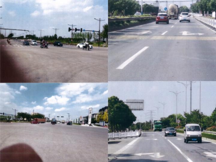照明度,让夜间行车更安全;七沈公路y203至凤南路口设置了机非隔离护栏