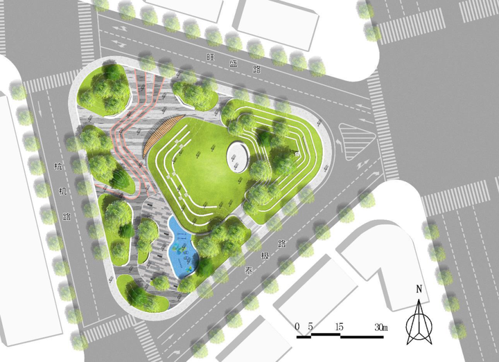 余杭开发区将新建一座公园 预计明年1月完工