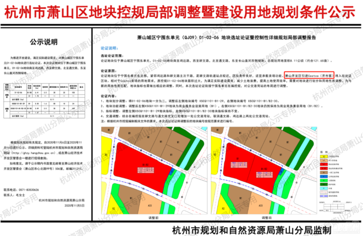 杭州市规划和自然资源局萧山分局对萧山城区宁围东单元01-02-06地块