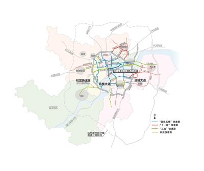 连接富阳和大江东杭州再添一条东西向快速路67彩虹快速路西延段预计