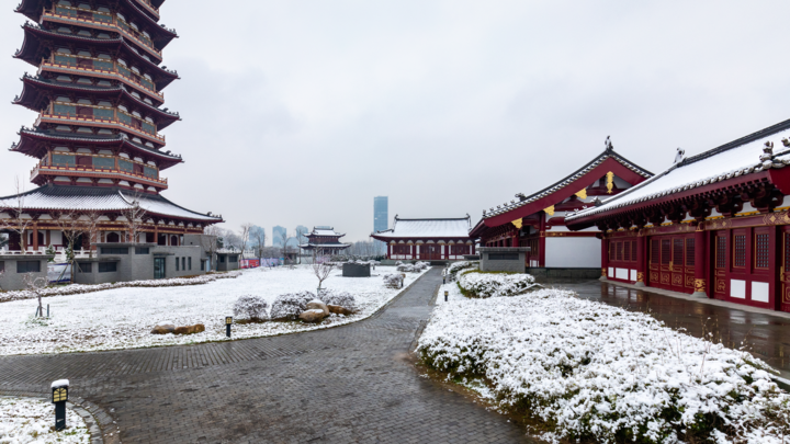 浙里雪景大美金华