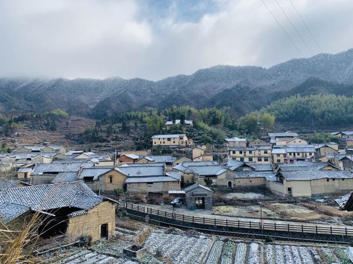 12月30日一早,龙泉市龙南乡银装素裹,白雪恺恺,冰锥满枝头.