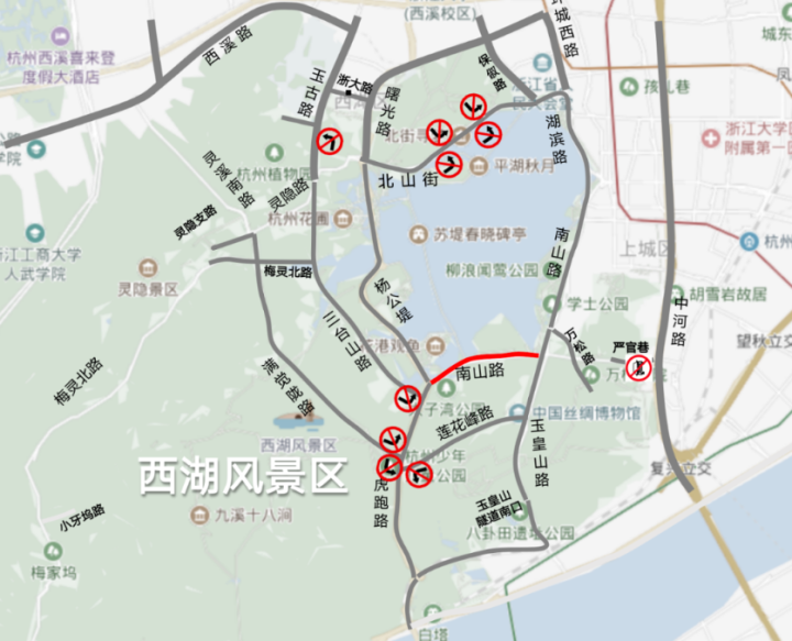 春节出行官方指南来了西湖景区继续实行单双号限行