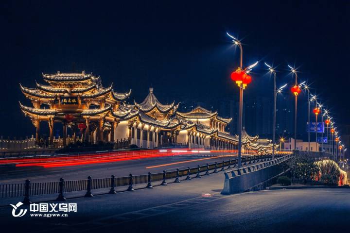【网络中国节·春节】这个春节,义乌佛堂古镇璀璨夜景等你来打卡