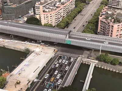 温州市区江滨西路灰桥浦桥即将全面通车,11条公交线路