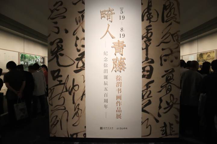 5月19日"畸人青藤—徐渭书画作品展"在绍兴徐渭艺术馆隆重开展.