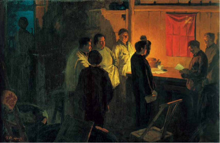 识名画 学党史丨选手风采:李国平 宣讲画作《入党宣誓