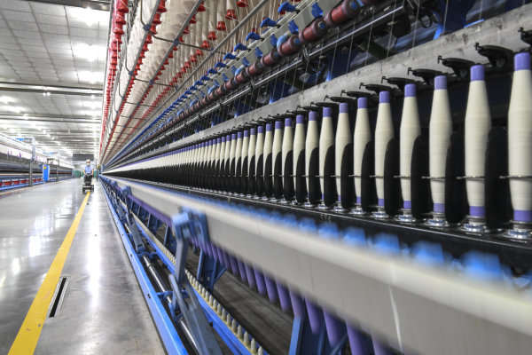 兰溪纺织企业数字化改造后