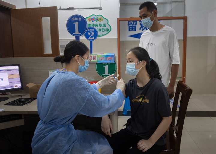 景宁为未成年人接种新冠疫苗开设专场