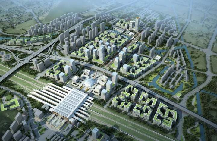 优胜方案出炉杭州南站新城核心区未来长这样