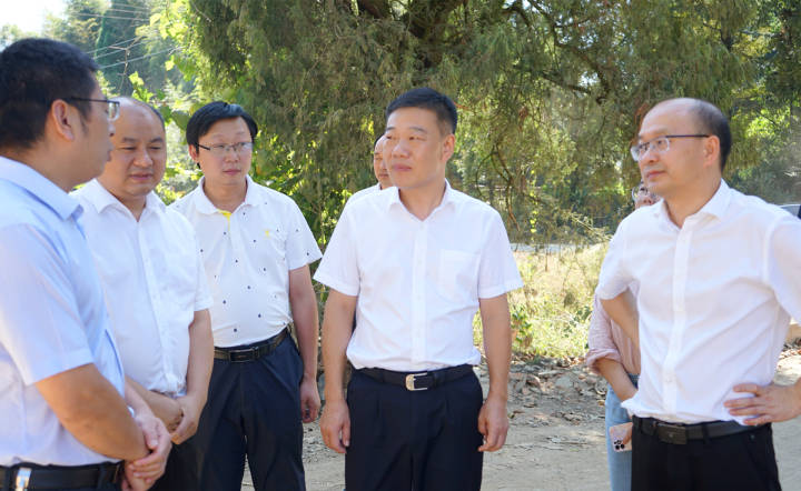开化县委副书记,县长毛献明带队调研开化水库征迁及乡镇十类地处置