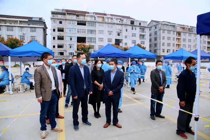 仙居县开展大规模人群核酸检测应急演练