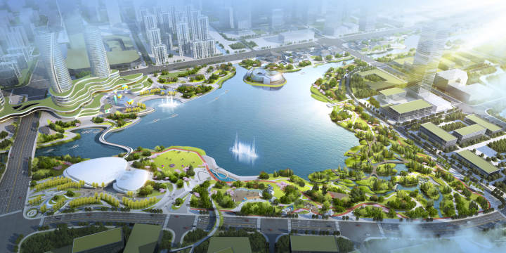 靓丽新良渚|良渚新城中央商务核心区提升工程正式开工