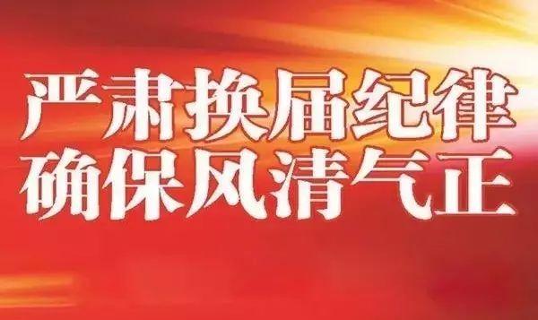 【严肃换届纪律,确保风清气正】村级换届选举反面典型案例