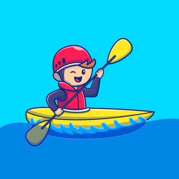 白马湖拍了拍"你"的肩膀说:要来玩皮划艇吗?