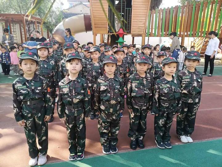 神气小小兵圆你童军梦浦阳幼儿园军训系列活动
