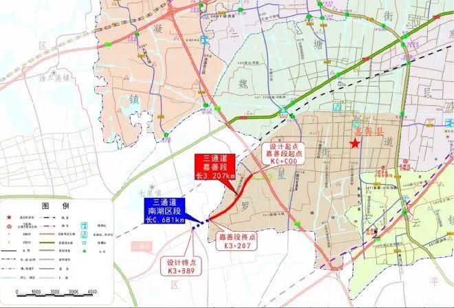 分别是320国道和城西大道   现在好消息来啦   嘉善到嘉兴市区   又