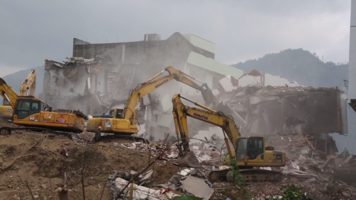 文成樟山片区房屋拆除工程正式启动!樟山新区建设即将步入快车道!