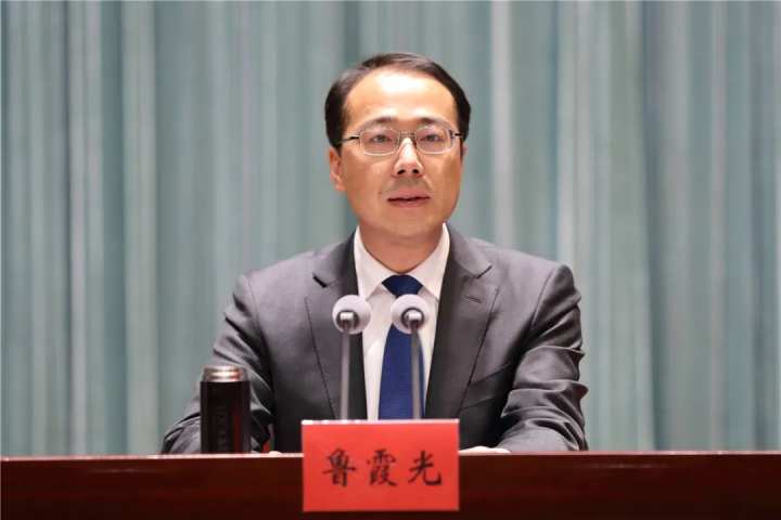 县委书记鲁霞光在开化水库工程建设推进会暨征地移民安置工作动员大会