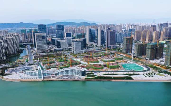 温州龙舟运动基地场馆及室外附属景观完成联合竣工验收