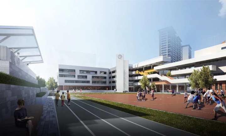 杭师大附属竞潮小学位于钱塘江畔萧山科技城畅想路472号,是一所由萧山