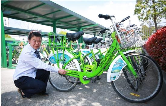 东阳绿色出行达人是他平均每天骑公共自行车五次