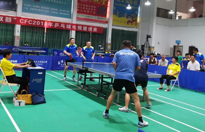 家庭乒乓球赛浙江赛区收拍 台州父女夺冠