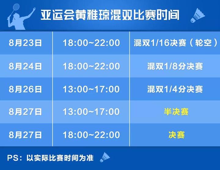 衢籍世界冠軍黃雅瓊登場雅加達亞運會開啟衢州時間