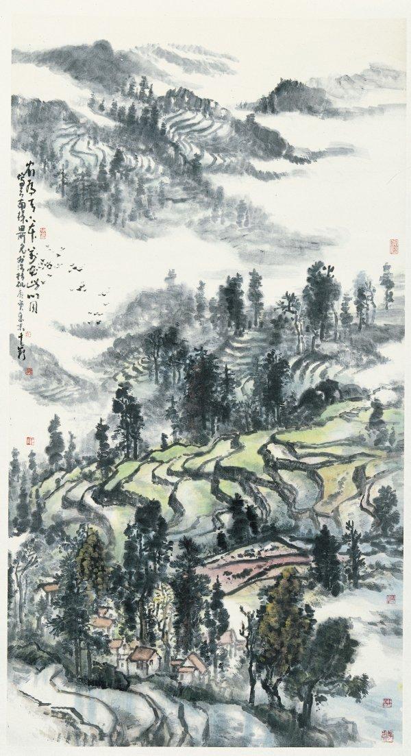 山水百舸争流笔墨千岩竞秀 陆秀竞中国画作品展