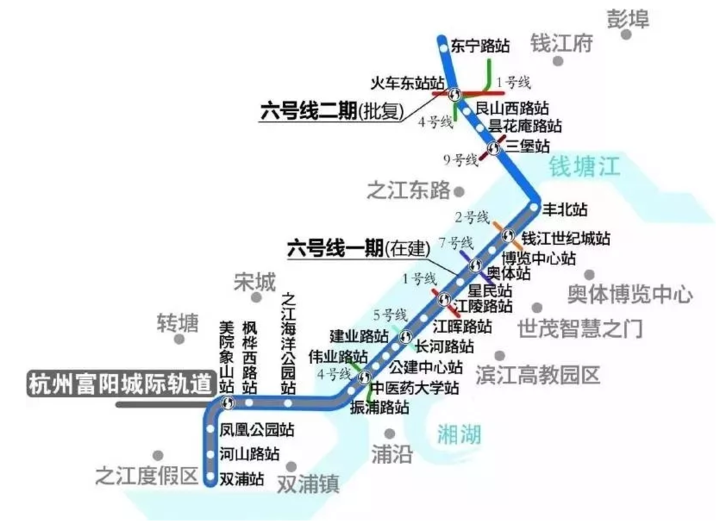 好消息!杭州地铁5,6号线(滨江段)又有新进展