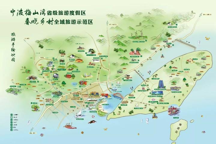 宁波梅山地图图片