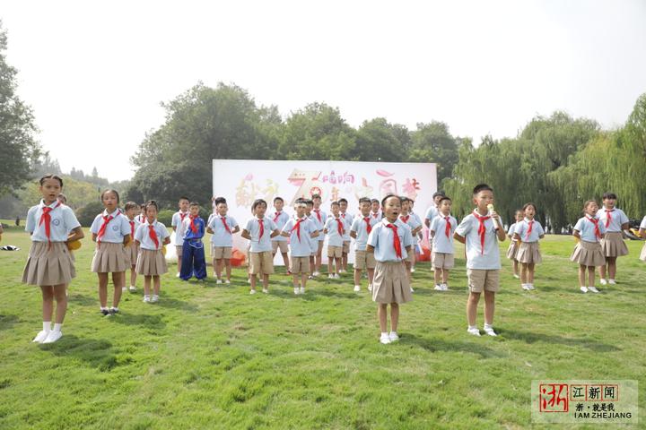 杭州笕桥花园小学唱响中国梦