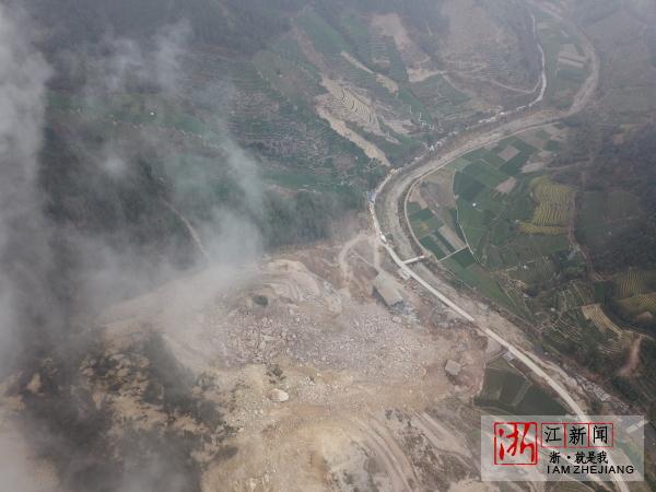 松陽礦山山體塌方丨經兩輪探測暫無發現生命跡象