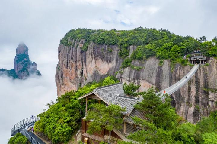 神仙居景區上雲遊浙江央視各大媒體平臺輪番打call