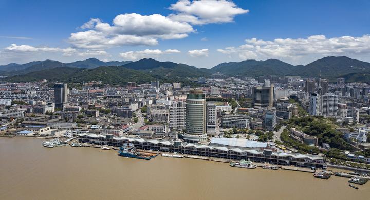 定海碼頭航拍新景 徐復光/攝