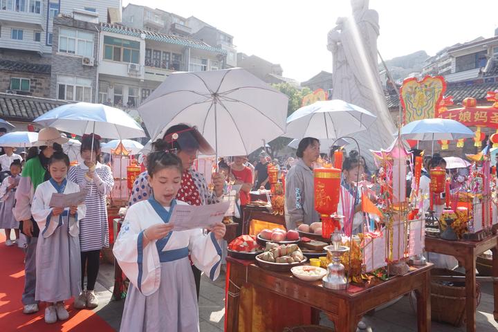 温岭石塘七夕习俗小人节原汁原味展现非遗文化