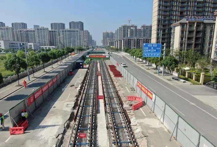 假期建設不停步嘉興有軌電車項目跑出加速度