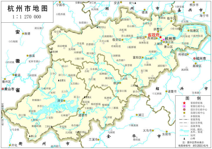 浙江最新版本標準地圖出爐有最新的台州