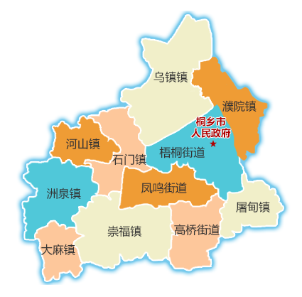 桐乡市区地图全图高清图片
