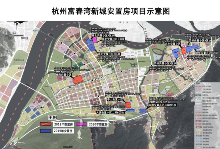 杭州富春湾新城规划图图片