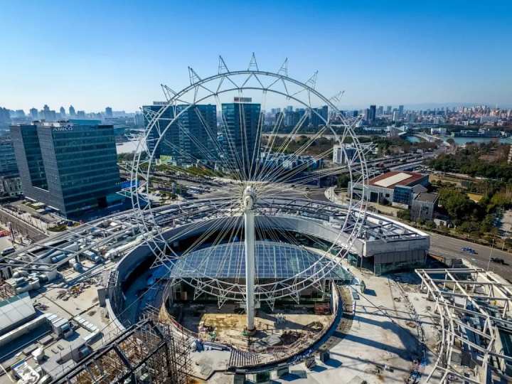 寧波華潤萬象城開業時間近了,獨家內景照搶先看!摩天輪建設有新進展!